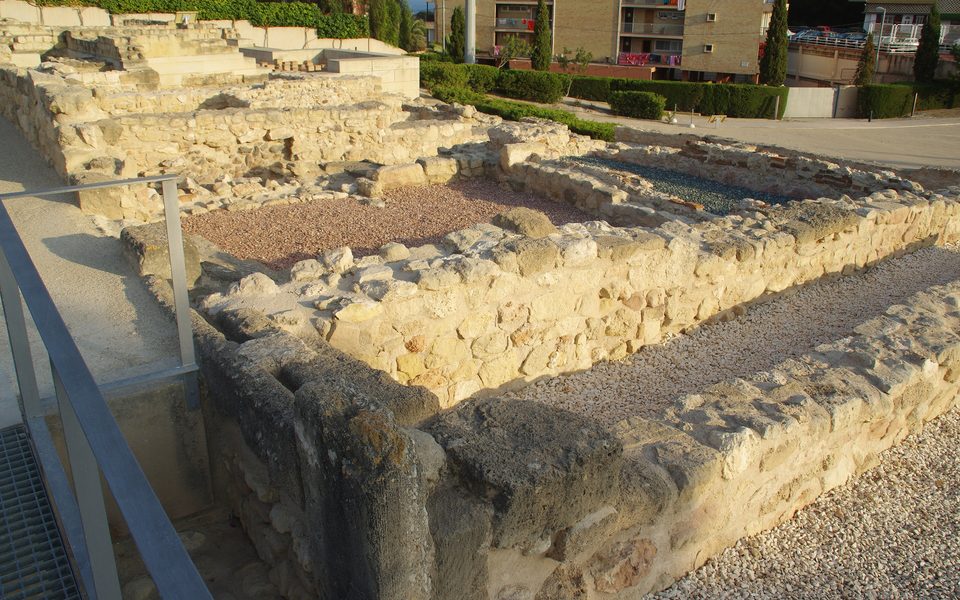 Arkæologiske ruiner i Lucentum ved Alicante
