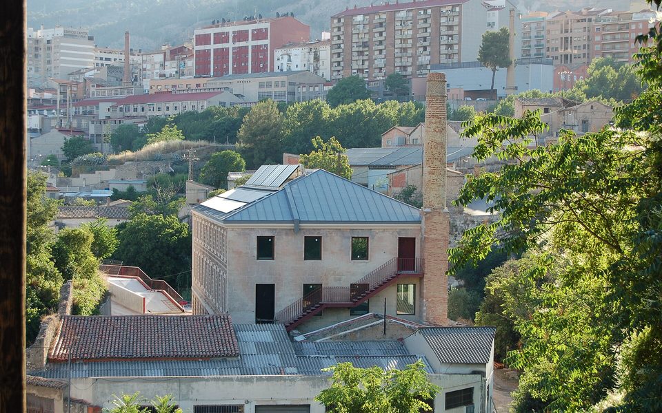 Den tidligere Fàbrica dels Tacos, som huser brandvæsenets museum MUBOMA i Alcoy