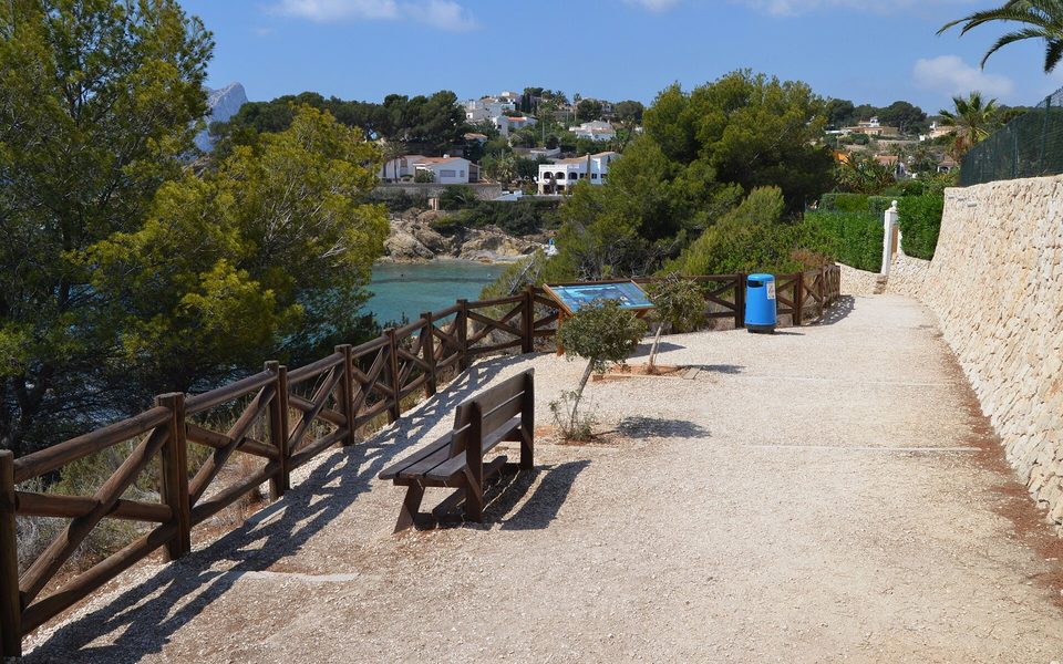 Paseo Ecológico mellem La Fustera og Cala dels Pinets i Benissa