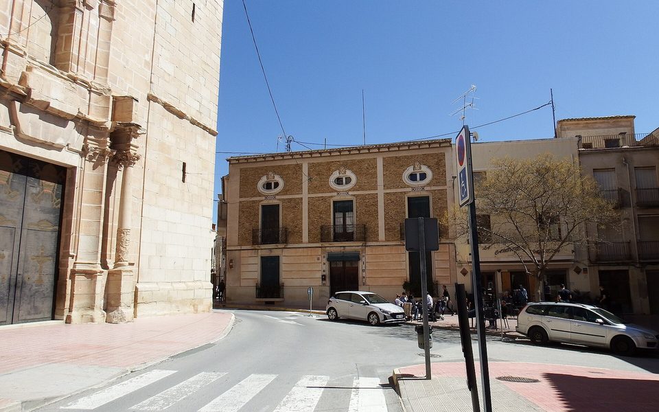 San Juan Bautista-kirken i Monóvars historiske centrum